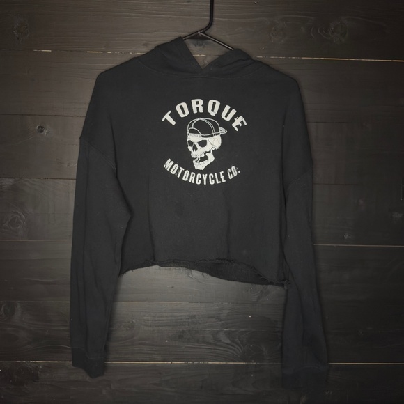 Women's Torque Crop Hoodie - Picture 1 of 3